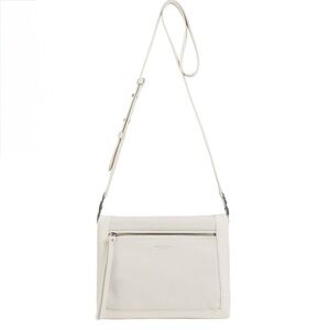Rag & Bone Olympus Leather Crossbody Bag in Antique White